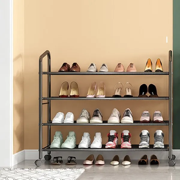 4 tie shoe rack