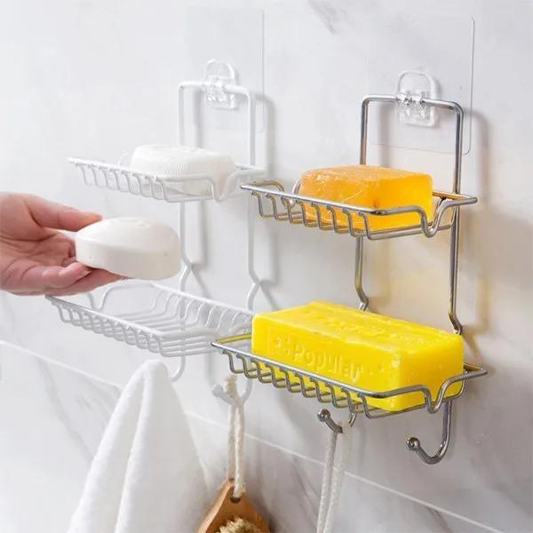 2 Layer Wall Mounted Soap Rack