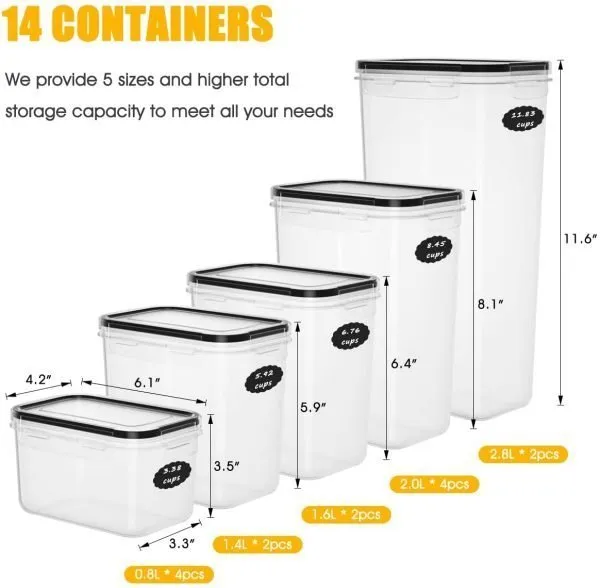 Cereal Storage Containers Set OEM