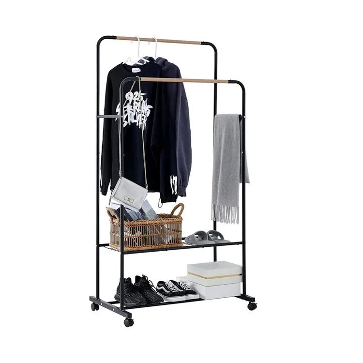 Wholesale Clothes Rack with Shelves