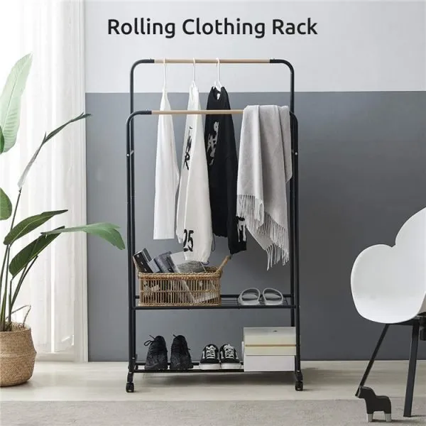Clothes Rack with Shelves factory