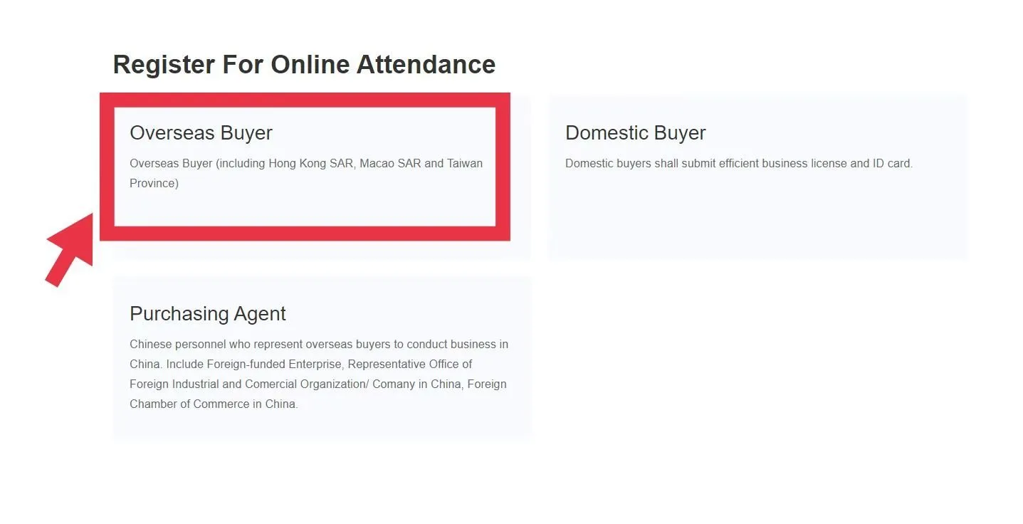 Overseas Buyer sourcing