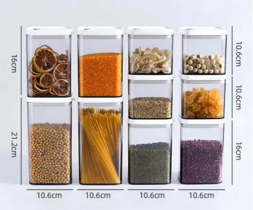 OEM food container with sealing ring and stackable