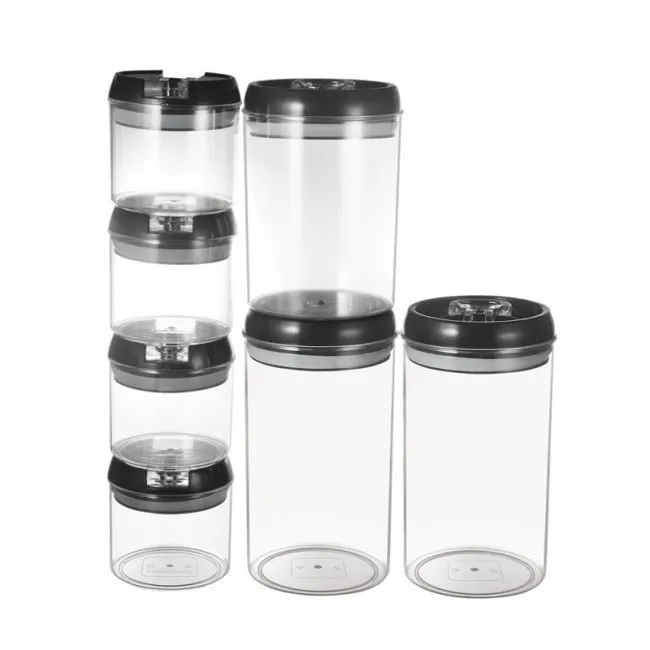 OEM 7 Pieces Round Food Container Set