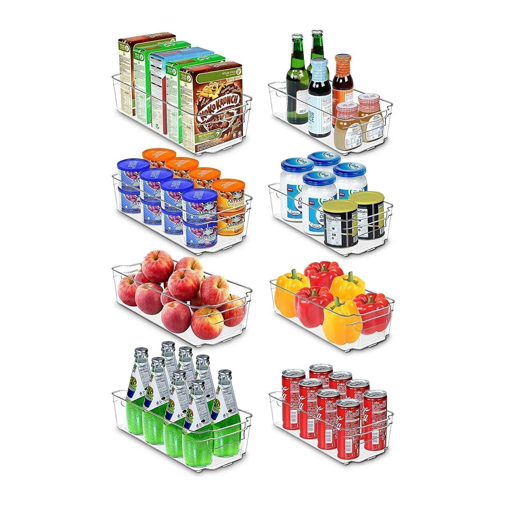 Refrigerator Organizer Bins