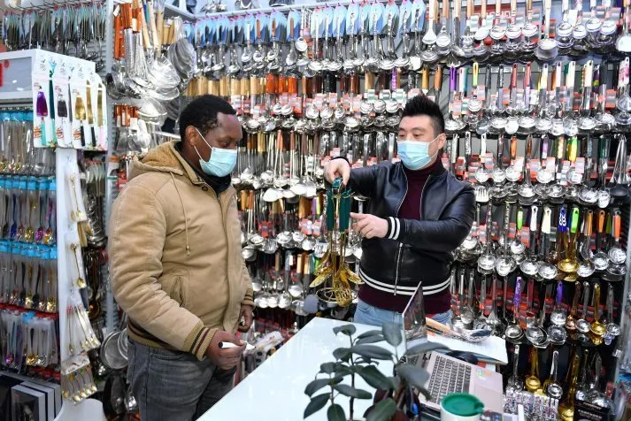 yiwu market customer