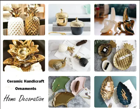 Ceramic craft ornaments
